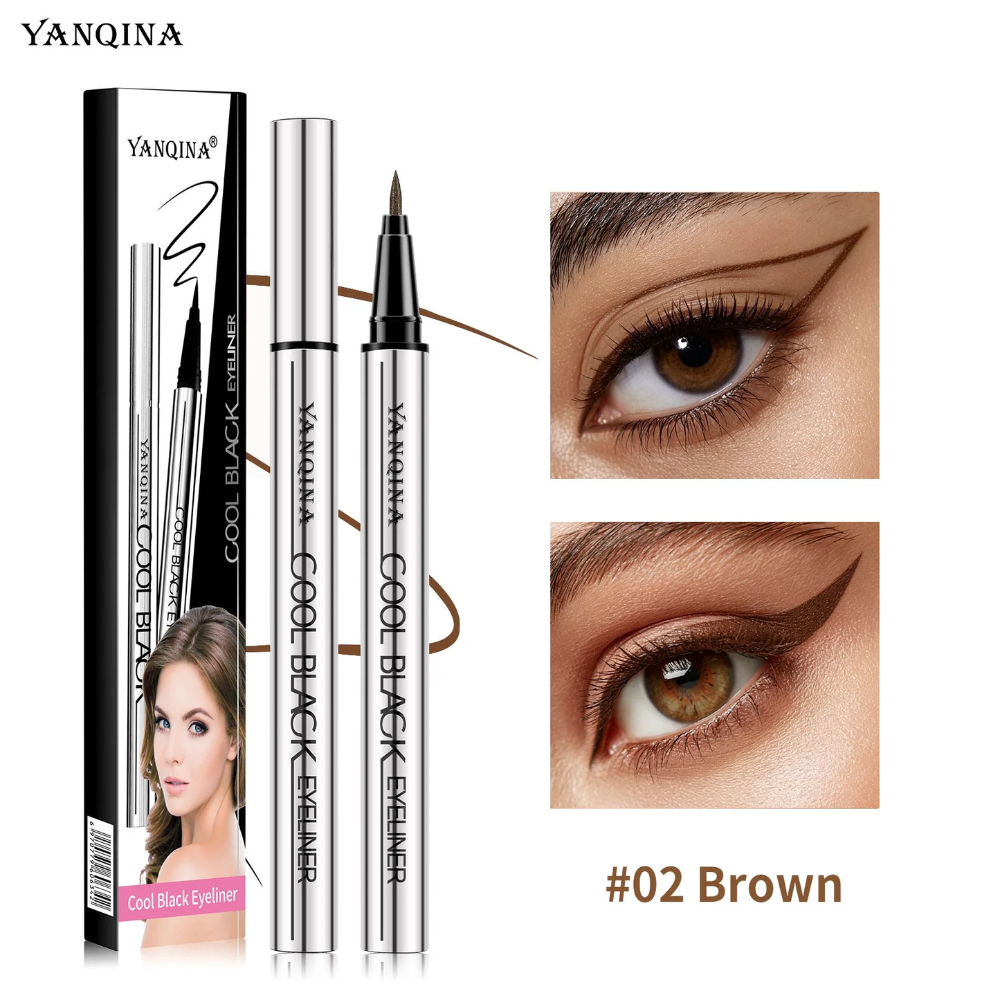 ⚽️🏆️World Cup Sale:40% OFF🎉70K+ SOLD! 🥳Long Lasting Eyeliner Pen Lightweight Waterproof Vegan Cruelty Free