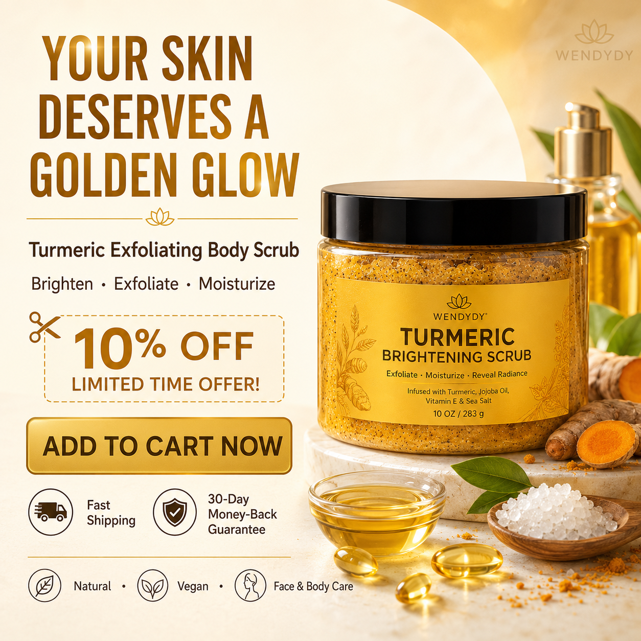 💞Turmeric Exfoliating Body Scrub