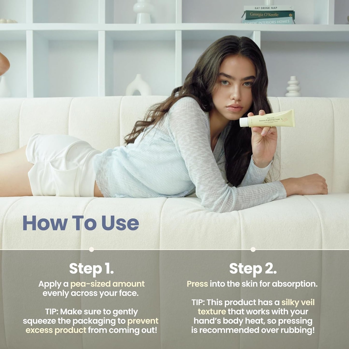 AXIS-Y TXA 2.5% Intensive Brightening Cream – Tranexamic Acid Moisturizer with Niacinamide and Glutathione for Dark Spots and Uneven Skin Tone