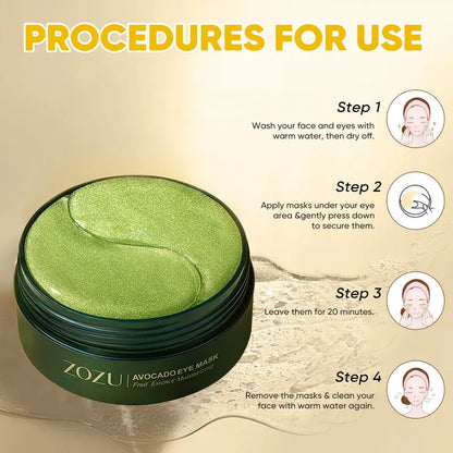 Avocado Moisturizing Eye bagMask,Under Eye Mask