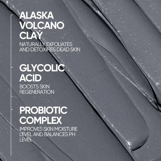 Alaska Volcano Pore Clay Stick – Blackhead Remover Face Mask, Deep Pore Cleansing &amp; Gentle Exfoliating Mud Mask
