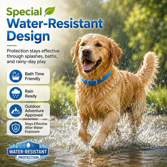 Skip the Chemicals!  Natural Essential Oil Flea Collar – Repels Bugs, Not Safe for Pup.