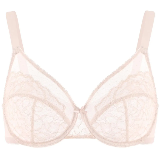 💞50K+ SOLD!👙HSIA Enchante Floral Lace Plus Size Underwire Unlined Unpadded Minimizer Full Coverage Bra Women&