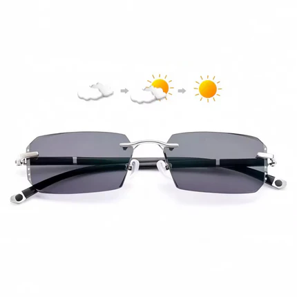 Crystal Clear Reading Glasses – Lightweight Frameless Design with Premium Diamond-Cut Finish