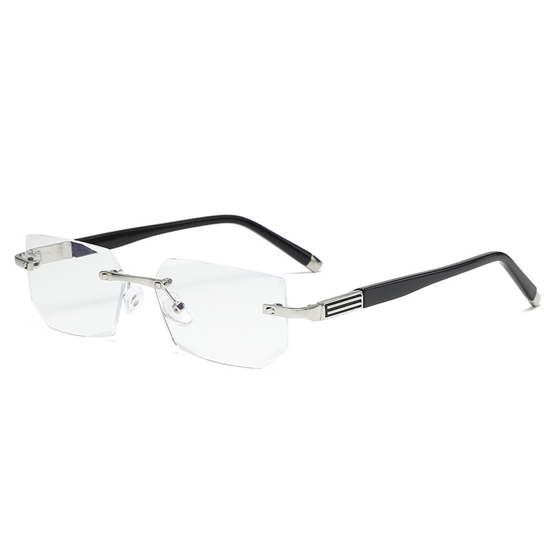 Crystal Clear Reading Glasses – Lightweight Frameless Design with Premium Diamond-Cut Finish