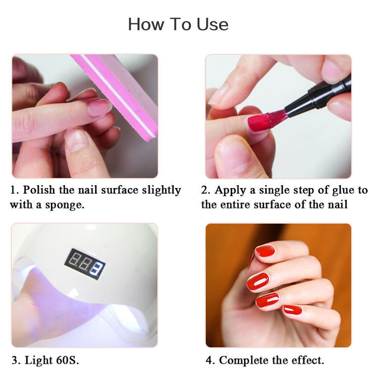 One Step Nail Gel Pen