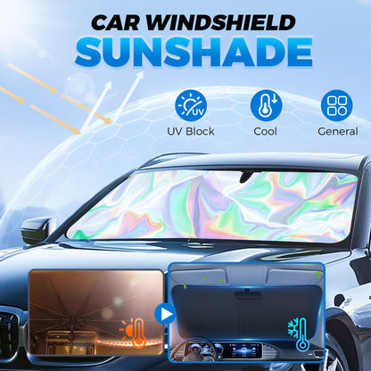🌞 Summer Hot Sale-40% Off 🌈Laser Car Windshield Sunshade🏖️