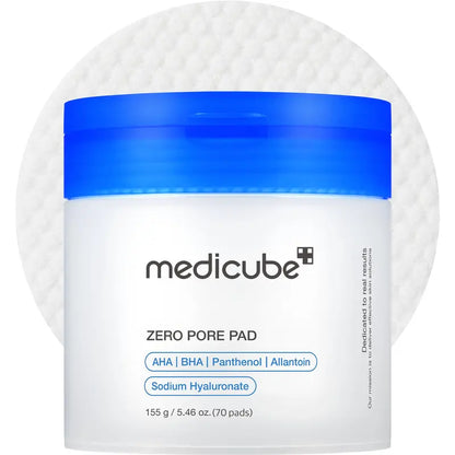 [medicube] Zero Pore Pads (AHA + BHA) | Korean No.1 Viral Toner Pads