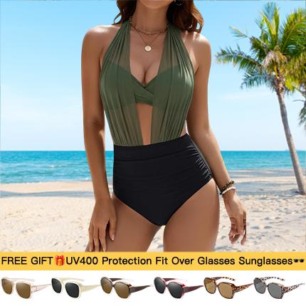 🏖️SUMMER HOT SALE 50% OFF with FREE GIFT🎁Blooming Jelly Women's High Waisted Bikini Set 🌺 – Tummy Control 2-Piece Swimsuit for Confident Summer Style 💕 | Modest Yet Sexy Swimwear
