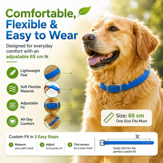 Skip the Chemicals!  Natural Essential Oil Flea Collar – Repels Bugs, Not Safe for Pup.