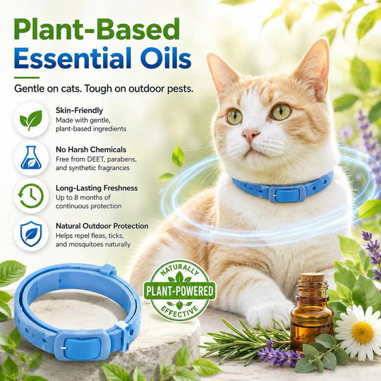Skip the Chemicals!  Natural Essential Oil Flea Collar – Repels Bugs, Not Safe for Pup.