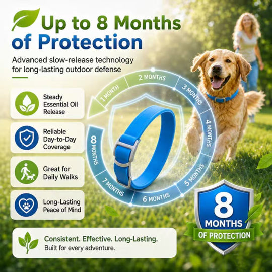 Skip the Chemicals!  Natural Essential Oil Flea Collar – Repels Bugs, Not Safe for Pup.