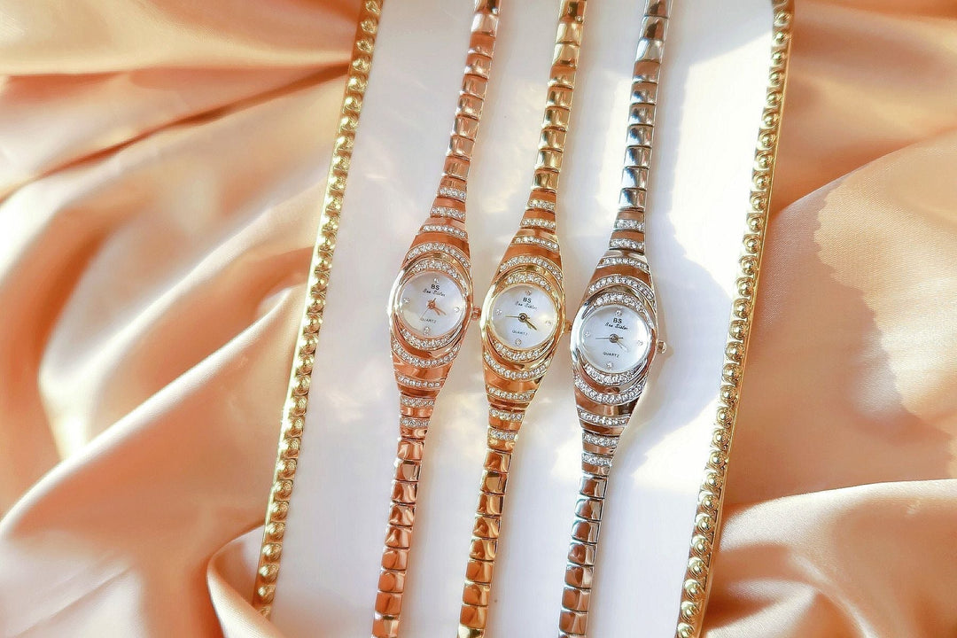 🎁 Ново пристигане с 49% отстъпка💎Дамски часовник с гривна и кристали⌚