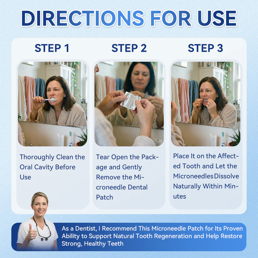 DEA® 🦷 Tideglusib Fast‑Dissolving Tooth & Gum Repair Oral Strips 💥🎉