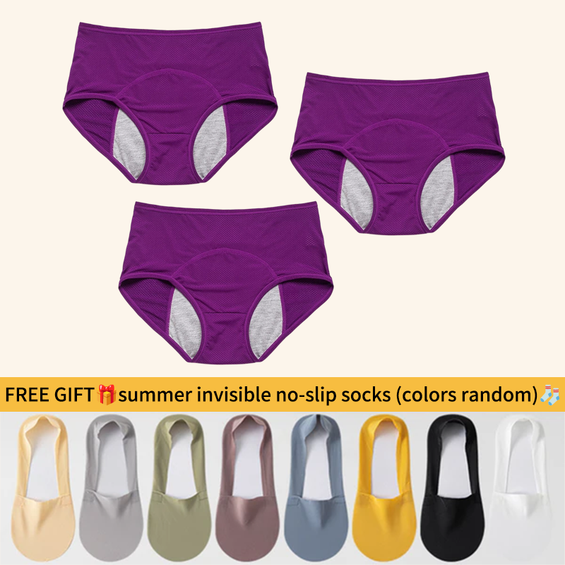 ⏳Last Day-Buy 1 Get 3 Packs!!🔥2026 Best-Selling🏆LunaBloom™ High-Waist Leak-Proof Panties ✨Butter-soft, ultra-stretchy &amp; discreetly protective 🍃