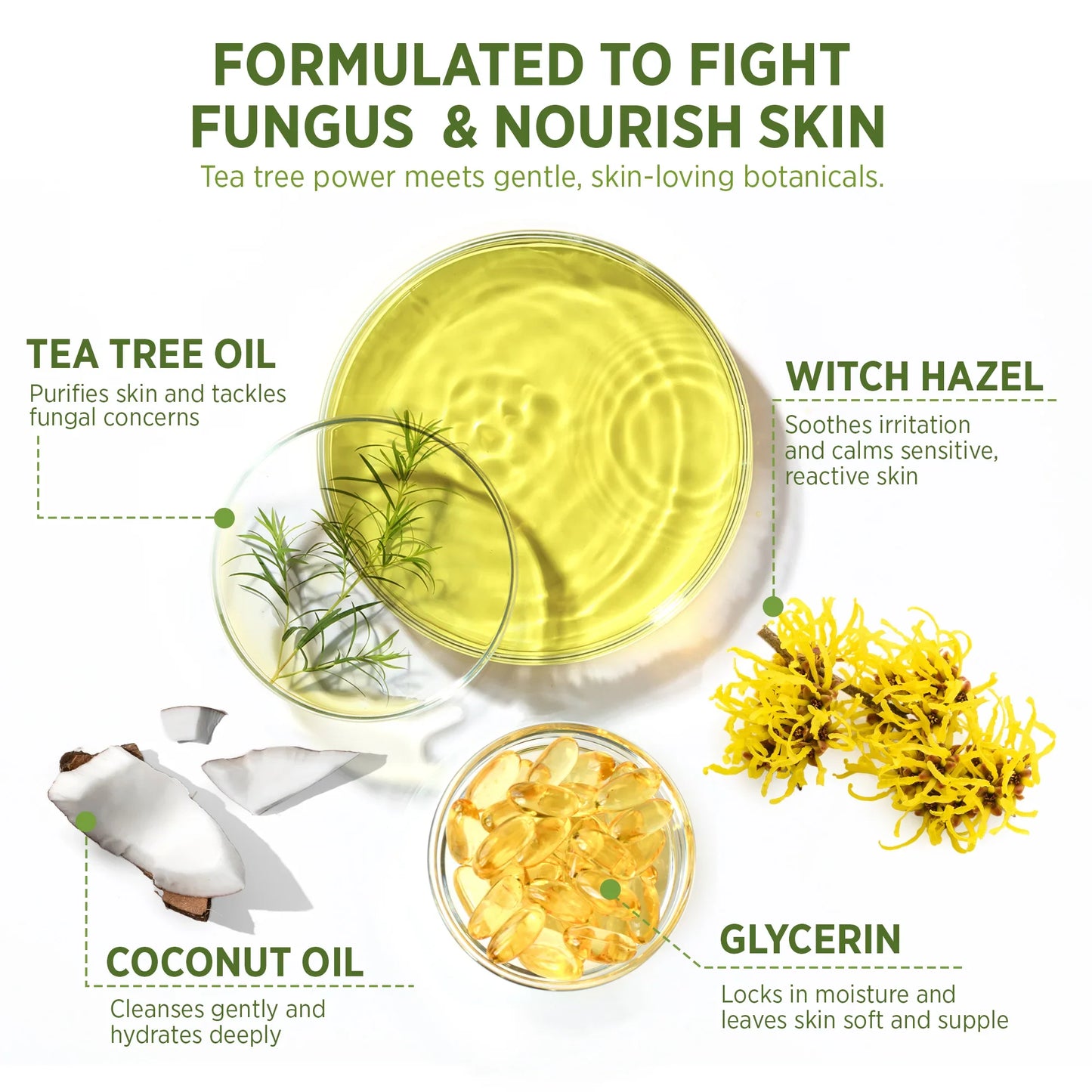 RoyceDerm Tea Tree Oil Antifungal Soap – Daily Gentle Cleansing & Antifungal Care