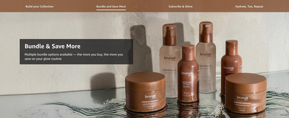Brunae Body Tanoholic Duo - Accelerating Tanning Oil & Tanning Balm for Faster, Deeper Tan