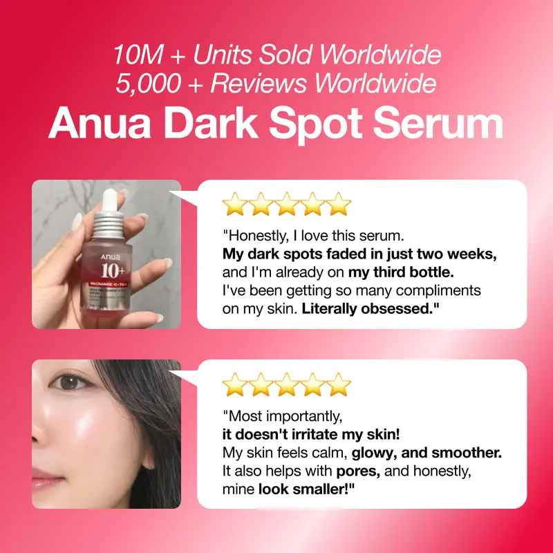 [Anua] Dark Spot Correcting Serum : 10% Niacinamide+ 4% Tranexamic Acid｜Niacinamide Serum, PM Skincare product, Hyperpigmentation, Brightening
