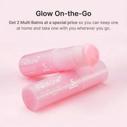[Official Store] New aqa™ Natural medicine PDRN Pink Collagen Volume Multi Balm.