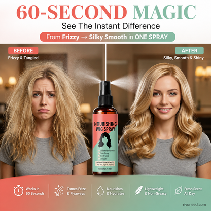 ⚽️🏆️World Cup Sale:30% OFF🎉70K+ SOLD! 🥳Lightweight No-Rinse Nourishing Wig Spray