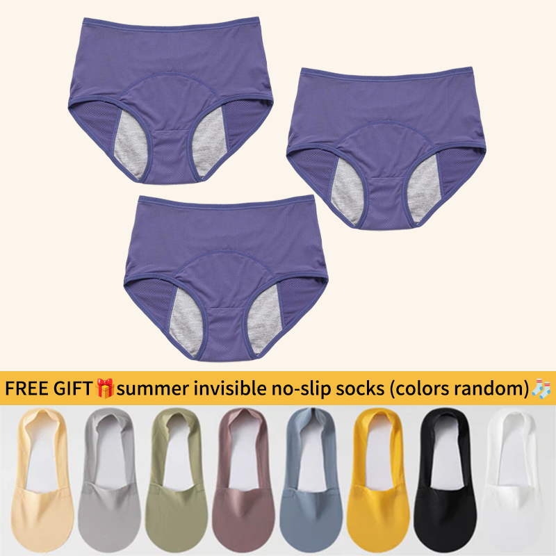 ⏳Last Day-Buy 1 Get 3 Packs!!🔥2026 Best-Selling🏆LunaBloom™ High-Waist Leak-Proof Panties ✨Butter-soft, ultra-stretchy &amp; discreetly protective 🍃