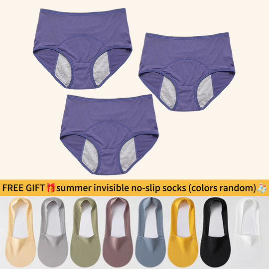⏳Last Day-Buy 1 Get 3 Packs!!🔥2026 Best-Selling🏆LunaBloom™ High-Waist Leak-Proof Panties ✨Butter-soft, ultra-stretchy &amp; discreetly protective 🍃