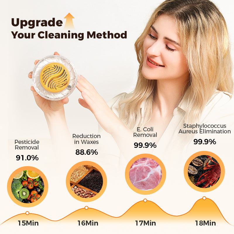 🍇🍓Waterproof Portable Food Cleaner &amp; Purifier