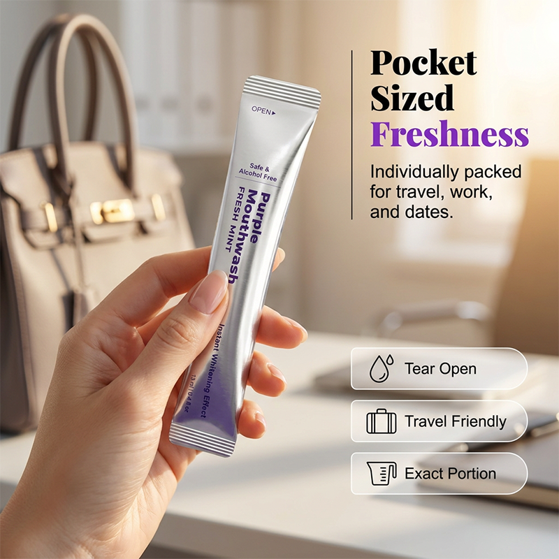 Purple Mouthwash - Sachets 20 Pack
