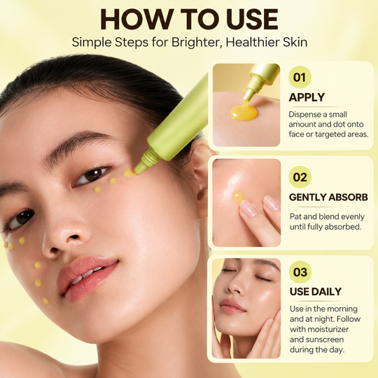 Vitamin C Booster Shot, Pure Vitamin C + Glutathione for Bright, Healthy Skin Glow