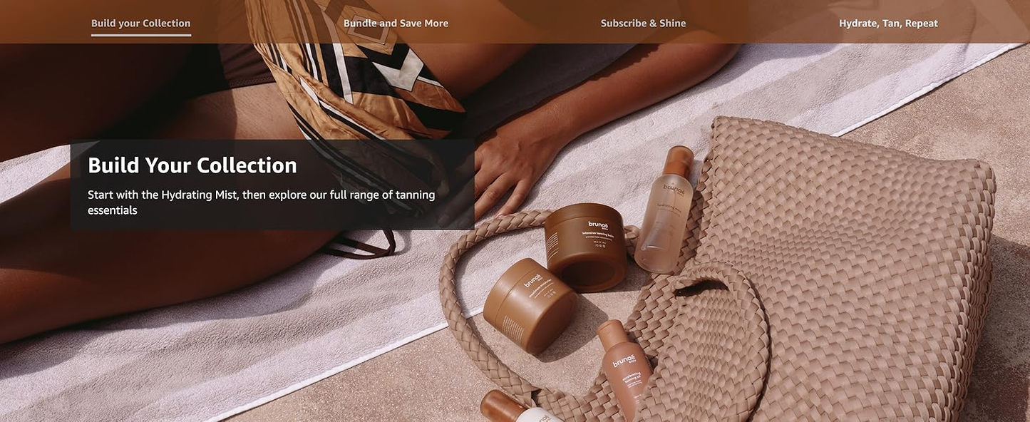 Brunae Body Tanoholic Duo - Accelerating Tanning Oil & Tanning Balm for Faster, Deeper Tan