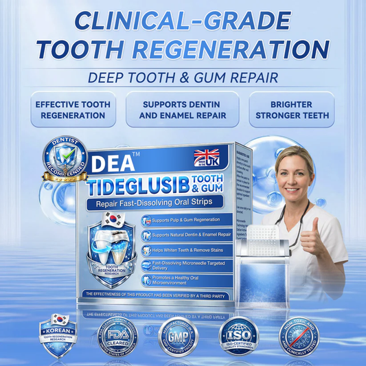 DEA® 🦷 Tideglusib Fast‑Dissolving Tooth & Gum Repair Oral Strips 💥🎉