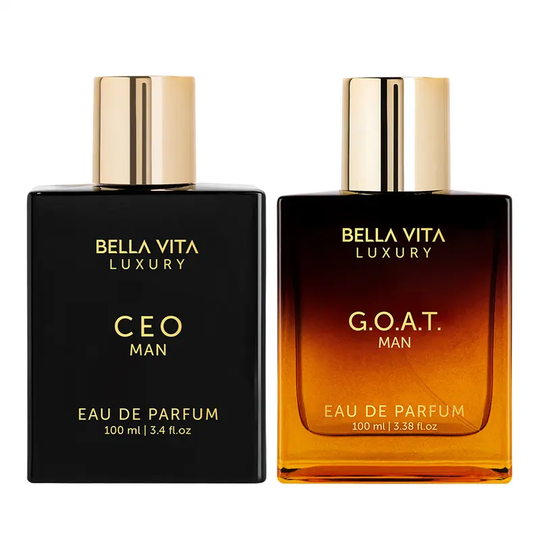The Sigma Male by Bella Vita Luxury | 2x100ml Perfumes | CEO Man &amp; G.O.A.T. Man | Perfume for Men | Long Lasting Fragrance | Eau De Parfum