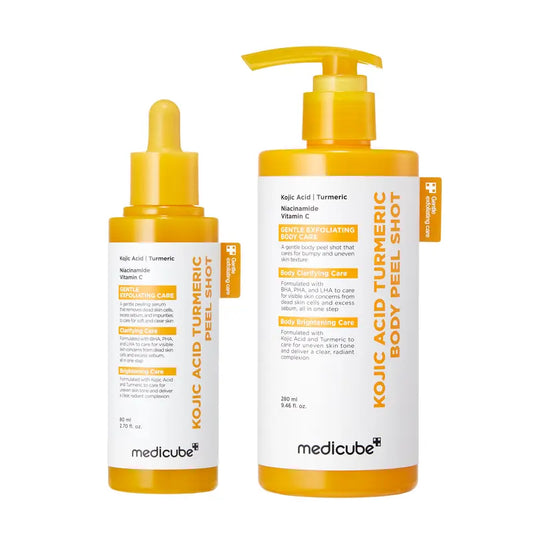 Kojic Acid Turmeric Peel Shot Duo For Face & Body