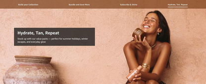 Brunae Body Tanoholic Duo - Accelerating Tanning Oil & Tanning Balm for Faster, Deeper Tan