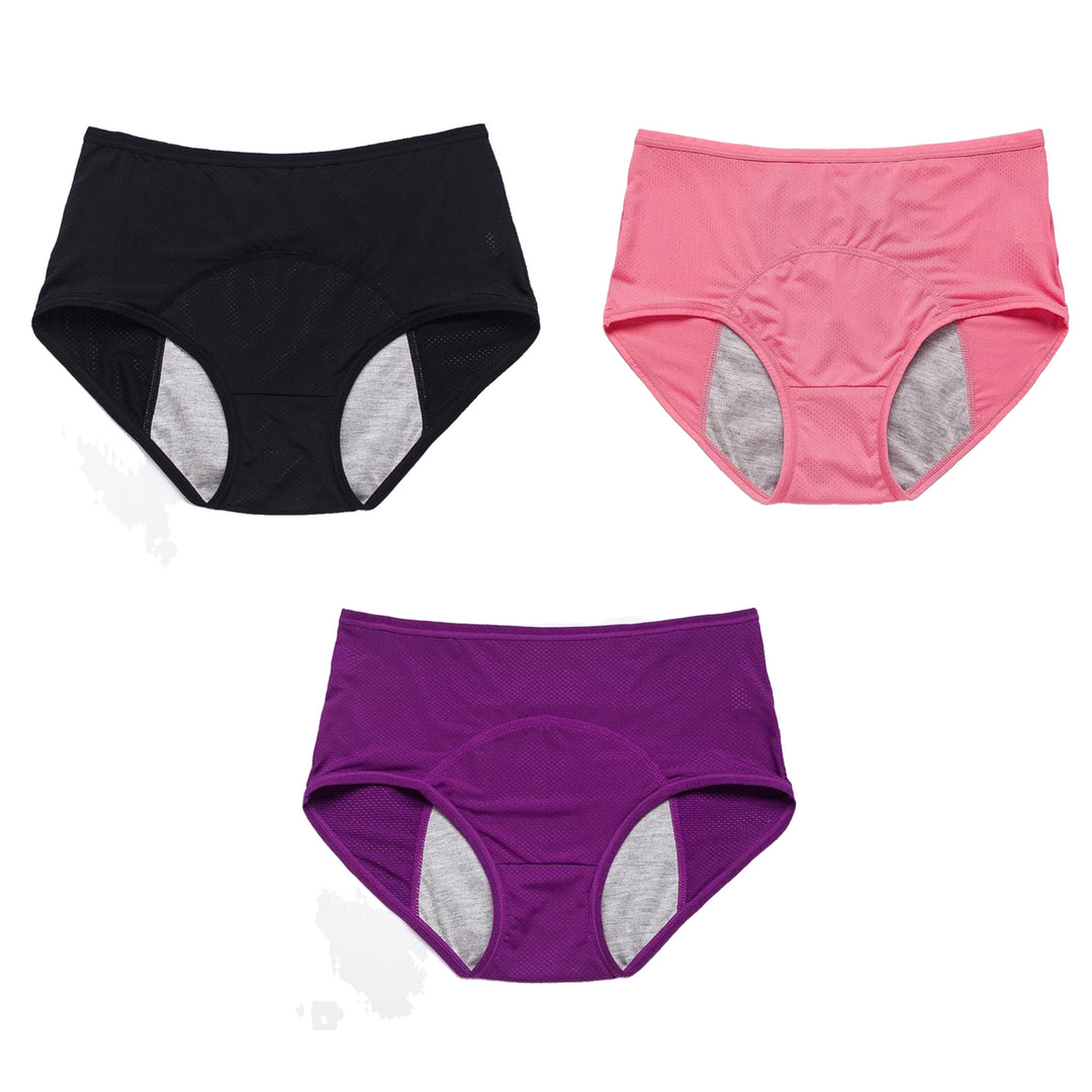 ⏳Last Day-Buy 1 Get 3 Packs!!🔥2026 Best-Selling🏆LunaBloom™ High-Waist Leak-Proof Panties ✨Butter-soft, ultra-stretchy &amp; discreetly protective 🍃