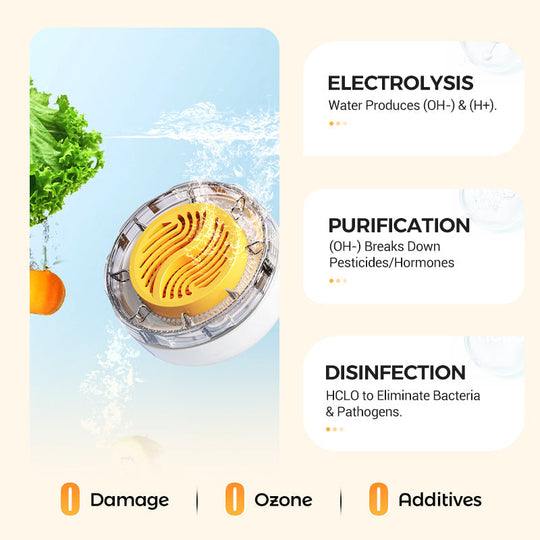 🍇🍓Waterproof Portable Food Cleaner &amp; Purifier