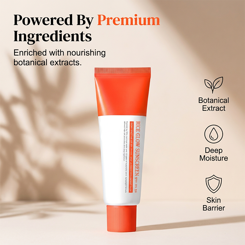 Rice Glow Sunscreen, SPF50+
