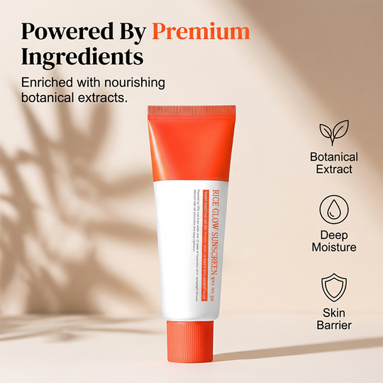 Rice Glow Sunscreen, SPF50+