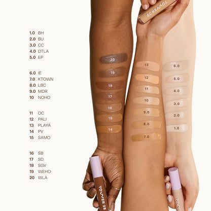 Tower 28 Swipe Serum Concealer Hydrating Medium-Full Coverage Concealer + Under Eye Brightener