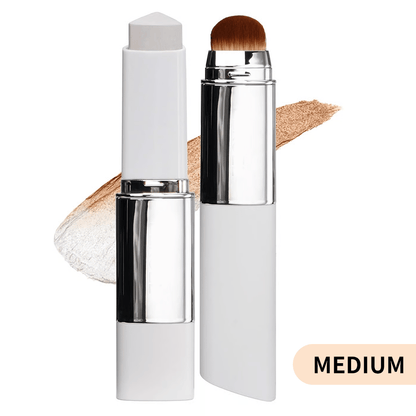 🎉BUY 1 GET 1 FREE🎉[OFFICIAL PRODUCT] Cover Cream Stick V w/ Detachable Brush - Korean Skin Care Color-Changing Foundation Stick with Collagen Capsules