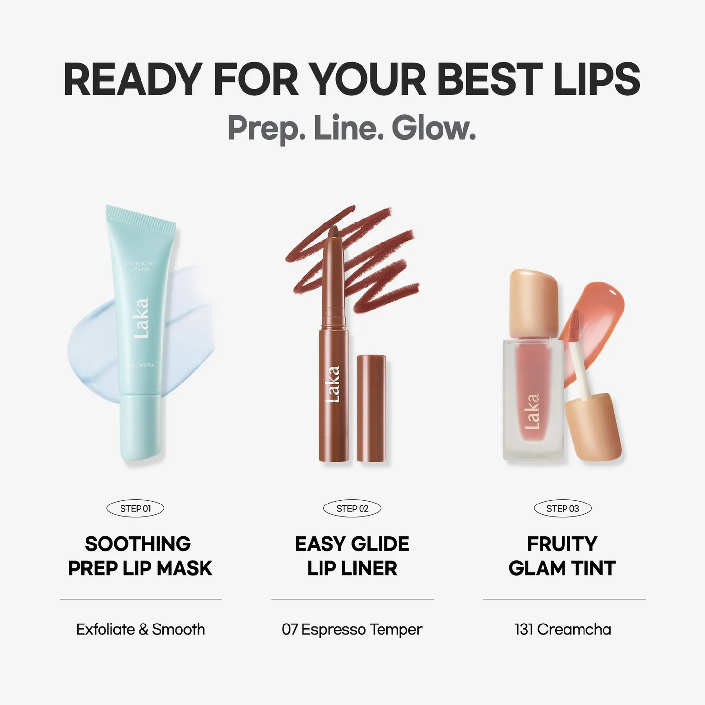 [Laka] Soothing Prep Lip Mask — Cooling peel-off lip mask for smoother lip prep and a hydrated feel