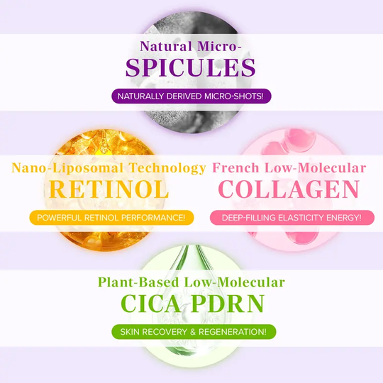 [Mary&amp;May Official] NEW Spicule PDRN Cream DUO - Micro-Spicules, Collagen Firming &amp; Retinol Wrinkle Care, Gentle Daily Use, for All Skin Types