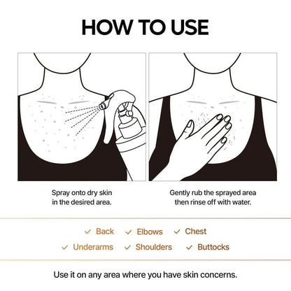Shot Keratin Care Kojic Acid Turmeric Spray