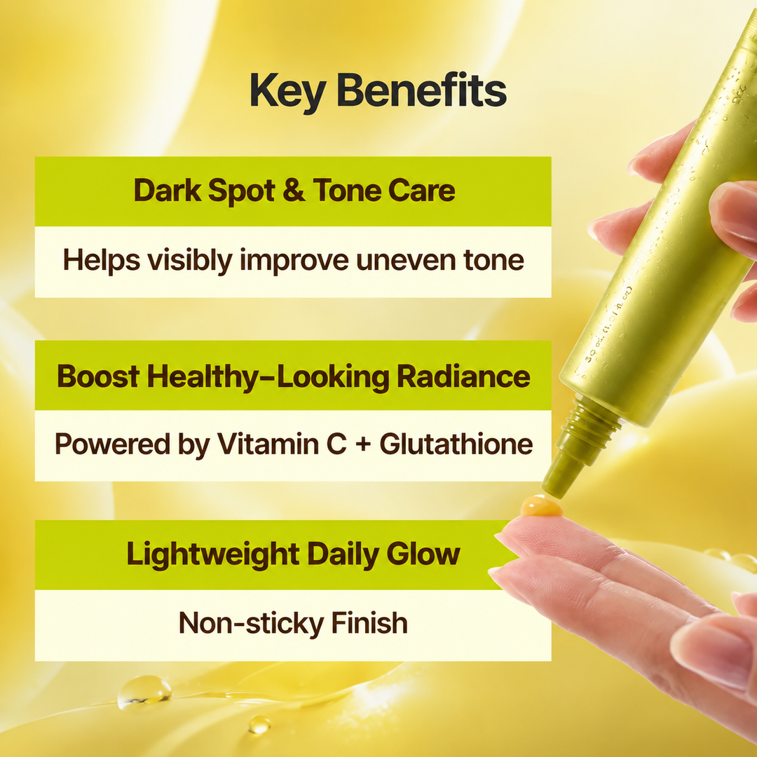 Vitamin C Booster Shot, Pure Vitamin C + Glutathione for Bright, Healthy Skin Glow