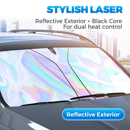🌞 Summer Hot Sale-40% Off 🌈Laser Car Windshield Sunshade🏖️