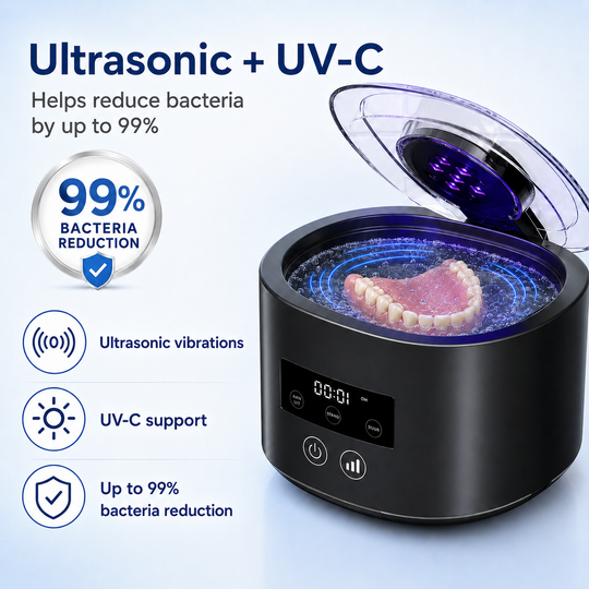 Denture Dome Ultrasonic UV-C Cleaner – For a fresher, cleaner denture in just 5 minutes