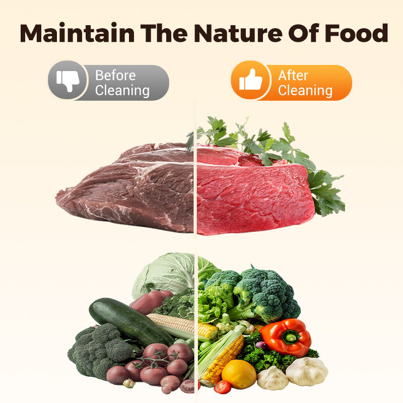 🍇🍓Waterproof Portable Food Cleaner &amp; Purifier
