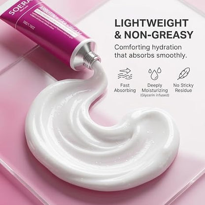 Official SOERA Korean Brightening Cream, Arbutin And Tranexamic Acid Facial Cream For Uneven Skin Tone