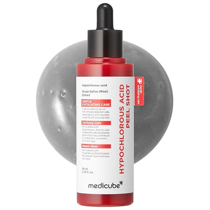 Hypochlorous Acid Rice Peel Shot Duo For Face & Body