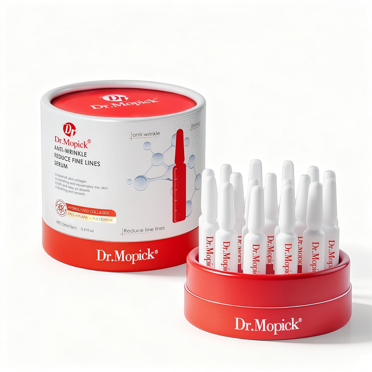 Dr.Mopick Anti-Wrinkle Essence Firming & Anti-Aging Facial Serum with Collagen Hyaluronic Acid for Smooth Skin